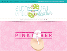 Tablet Screenshot of palmbeachsandals.com